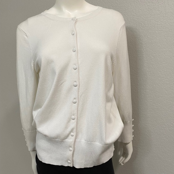 Grace Elements Sweaters - NWT Grace Elements Soft White Cardigan